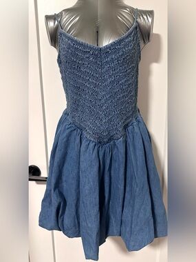 2 for $20 American Eagle Smocked Dress - Blue
